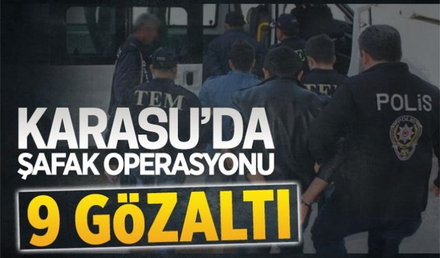 Karasu'da DEAŞ operasyonu