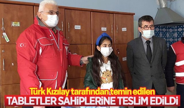 Tabletler, sahiplerine teslim edildi