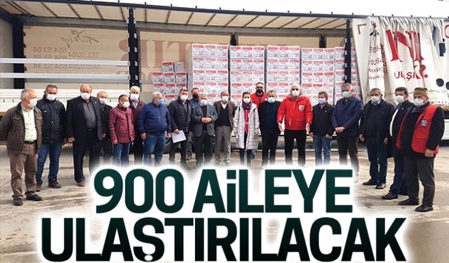 900 aileye ulaştırılacak