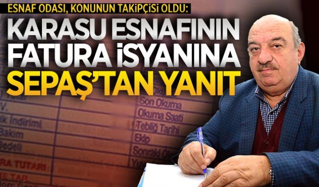 Esnafın fatura isyanına yanıt geldi