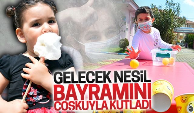 Gelecek nesil bayramını coşkuyla kutladı