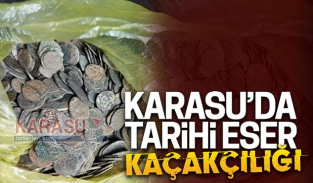 Karasu’da tarihi eser kaçakçılığı