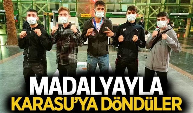 Madalyayla döndüler