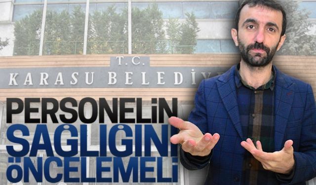 Personelin sağlığını öncelemeli