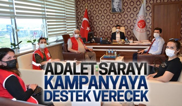 Adalet Sarayı kampanyaya destek verecek