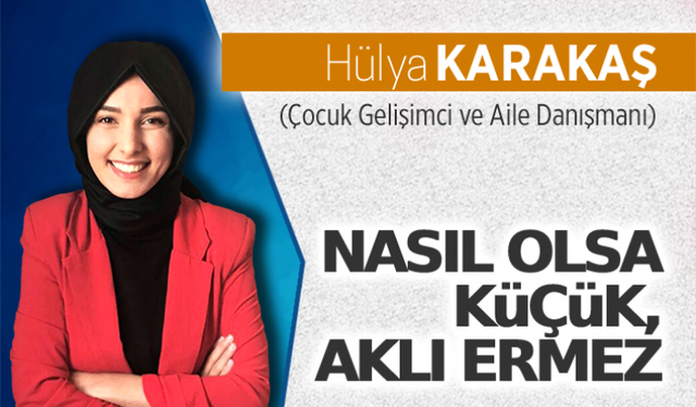 Nasıl olsa küçük, aklı ermez