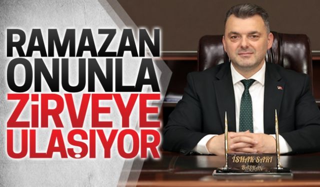 Ramazan onunla zirveye ulaşıyor