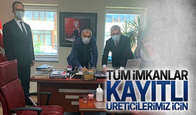 Tüm imkanlar üreticilerimiz için