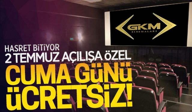 Cuma günü herkese ücretsiz!