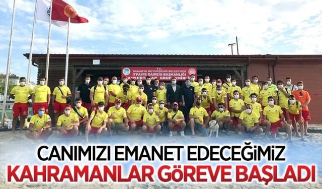 Kahramanlar göreve başladı