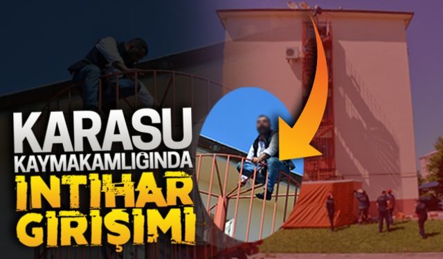 Karasu Kaymakamlığı’nda intihar girişimi