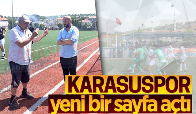 Karasuspor yeni sayfa açtı