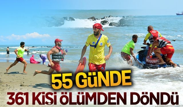 361 kişi ölümden döndü