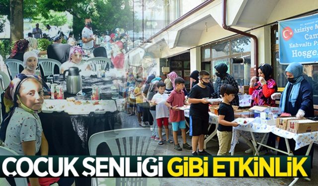 Çocuk şenliği gibi etkinlik