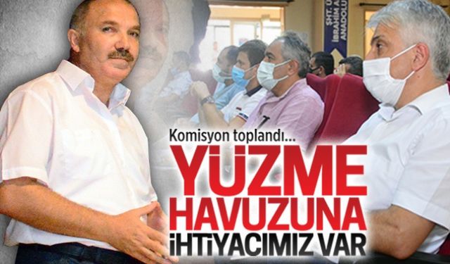 Yüzme havuzuna ihtiyacımız var