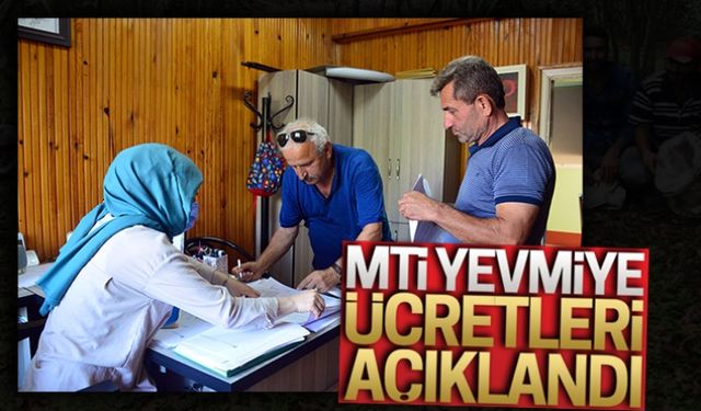 MTİ yevmiye ücretleri açıklandı