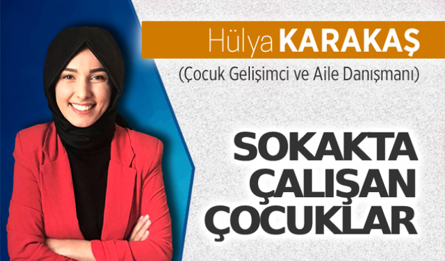 Sokakta çalışan çocuklar