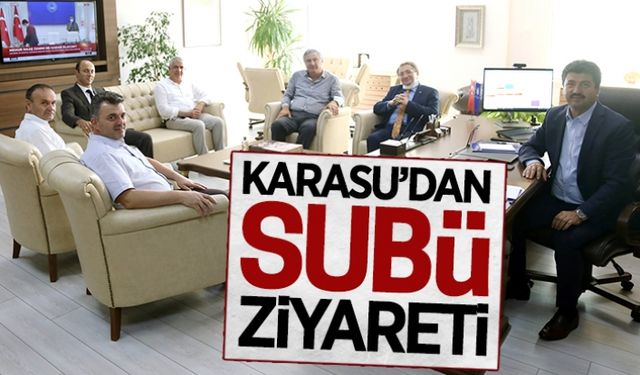 SUBÜ rektörlüğüne ziyaret