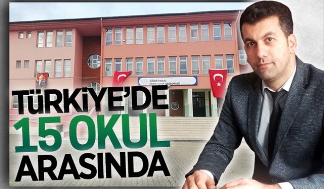 Türkiye’de 15 okul arasına girdi