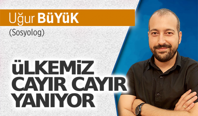 Ülkemiz cayır cayır yanıyor