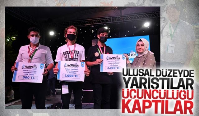 Ulusal düzeyde yarıştılar, üçüncülüğü kaptılar