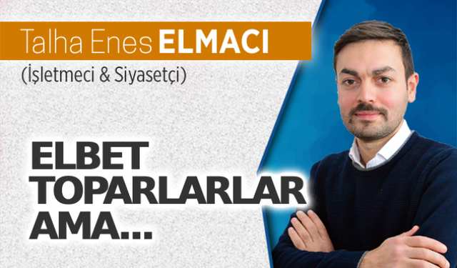 Elbet toparlarlar ama...