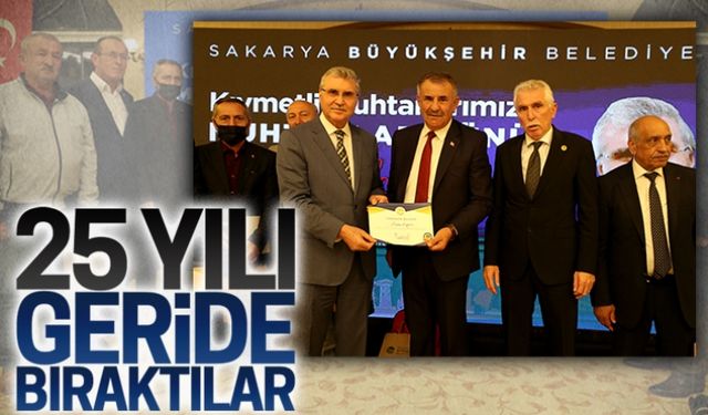 25 yılı geride bıraktılar