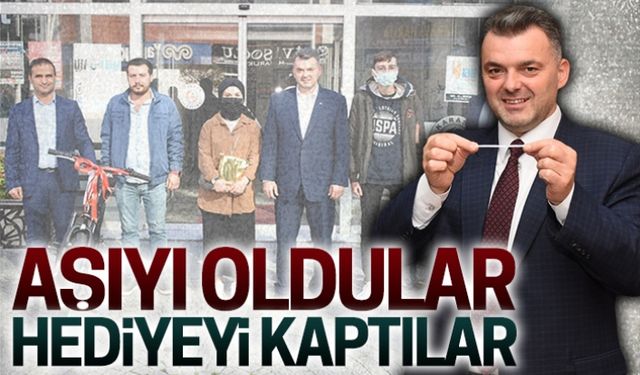 Aşıyı oldular, hediyeyi kaptılar