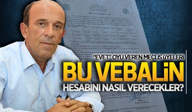 Bu vebalin hesabını nasıl verecekler?