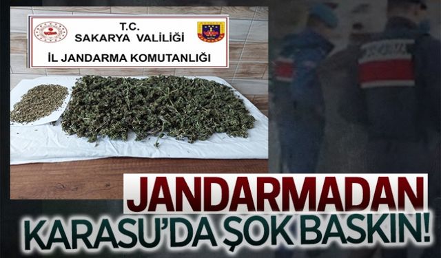 Jandarmadan şok baskın