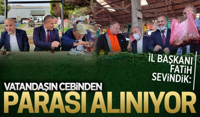 Vatandaşın cebinden parası alınıyor