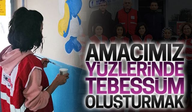 Amacımız, onların yüzünde tebessüm oluşturmak