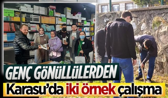 Genç gönüllülerden iki güzel çalışma