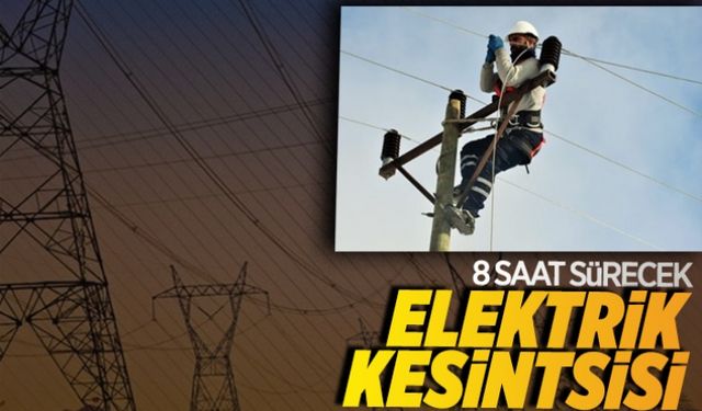 Karasu’da 8 saatlik elektrik kesintisi