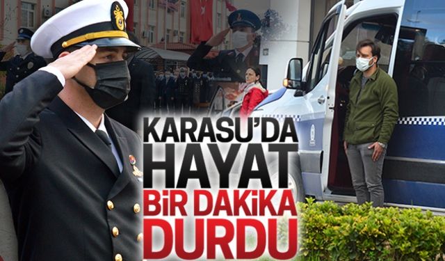 Karasu’da hayat bir dakika durdu