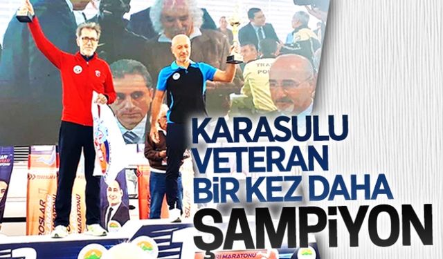 Karasulu veteran yine şampiyon