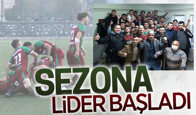 Kuruderespor, sezona lider başladı