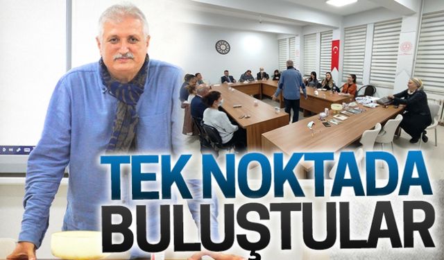 Tek noktada buluştular