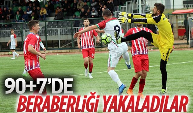 90+7’de beraberliği yakaladılar