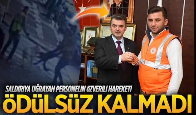 Özverili hareket ödülsüz kalmadı