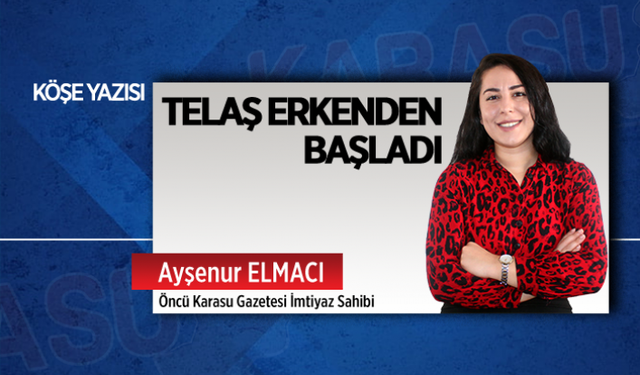 Telaş erkenden başladı