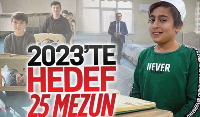 2023’te hedef 25 mezun