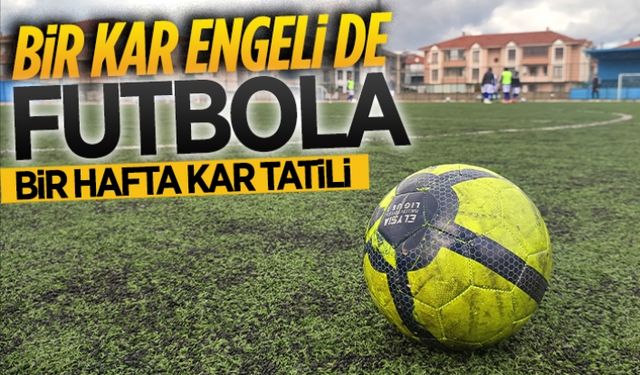 Amatör futbola kar engeli