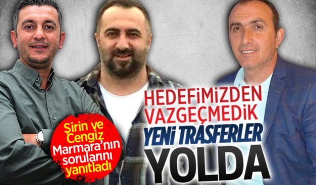 Hedefimizin uzağında değiliz, vazgeçmedik