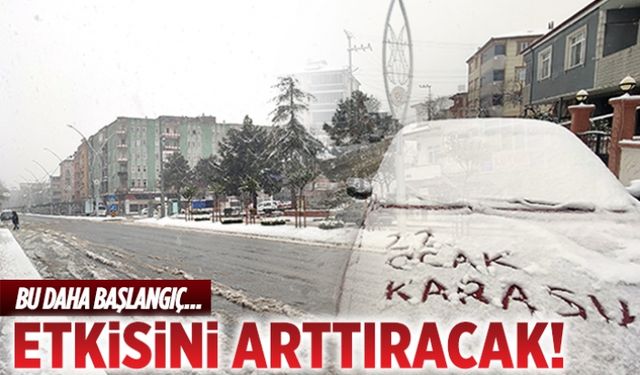 Kar yağışı, Karasu’da etkisini arttıracak