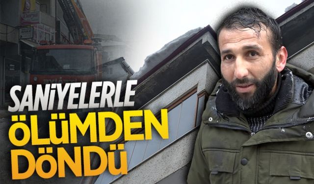 Saniyelerle ölümden döndü