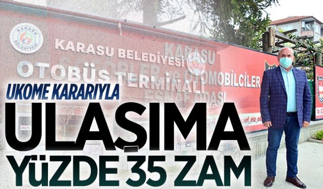 Ulaşıma yüze 35 zam geldi