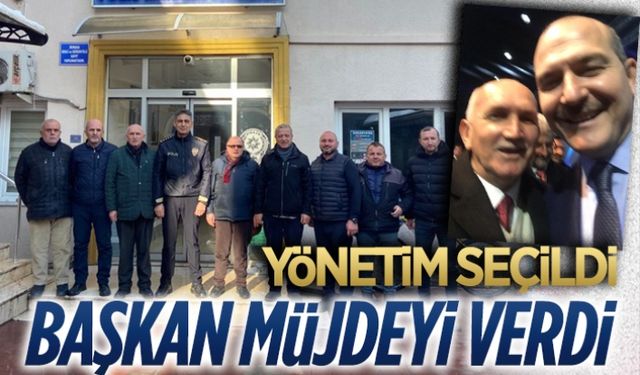 Yönetim seçildi, başkan müjdeyi verdi