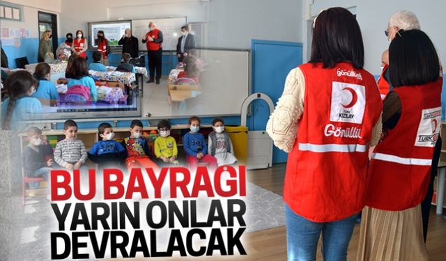 Bu bayrağı yarın onlar devralacak