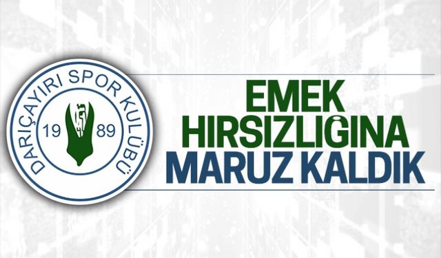 Emek hırsızlığına maruz kaldık